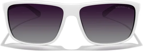 Vista 2 de MERRY'S - Gafas de sol deportivas rectangulares, lentes polarizados con protección UV400, para hombres y mujeres, gafas para ciclismo, conducción