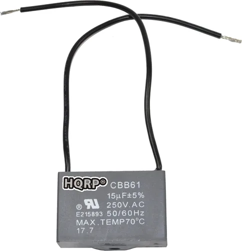 Vista 15 de HQRP Condensador de ventilador de techo CBB61 1uf+2uf de 3 cables listado UL
