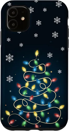 Vista 8 de Christmas Lights ICY Crystals Theme Snowflake Case for iPhone 17