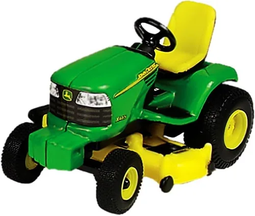 Vista 2 de John Deere Tractor de césped a escala 1/32, Verde, Amarillo