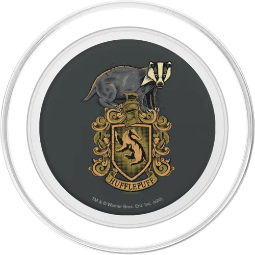Vista 2 de Harry Potter Hufflepuff Badger Crest PopSockets MagSafe PopGrip para iPhone
