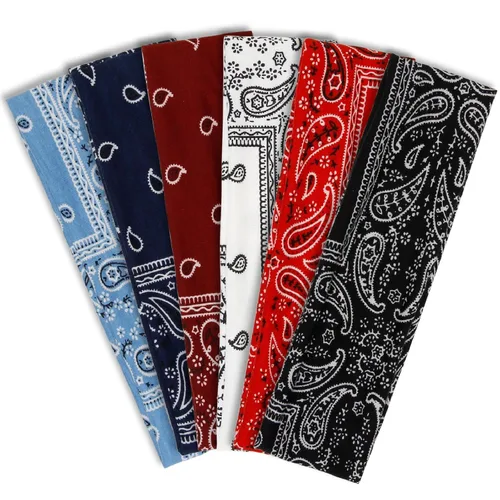 Vista 9 de TERSE Diademas para Mujeres con Estampado de Cerezas de Moda - Bandas para la Cabeza Antideslizantes de Tela Suave Bandas para el Cabello