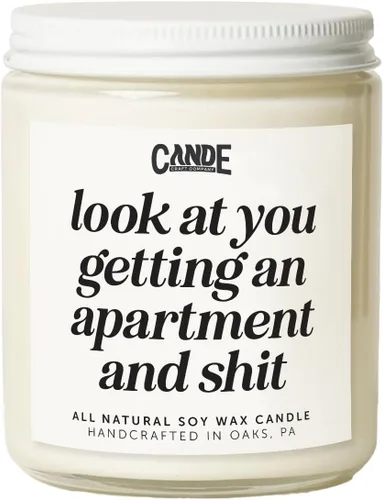 Vista 12 de CE Craft - Funny Housewarming Candle - New Home Gifts Ideas - Homeowner - New Apartment - Closing Gifts (Hope Your New Neighbors)