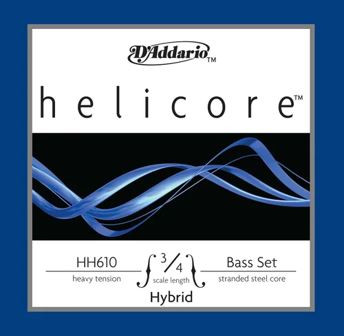 Vista 9 de D'Addario Helicore Hybrid Bass Single A String, escala 3/4, tensión media