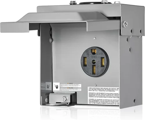 Vista 14 de SURAIELEC Caja de salida RV con protección contra sobretensiones 10800J, panel de toma de corriente temporal con disyuntor, resistente a