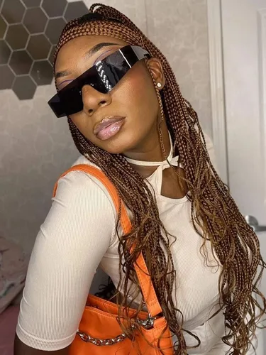 Vista 2 de AIEYEZO Modern Fashion Rimless Futuristic Wrap Around Sunglasses Women Men Cyberpunk Visor Sun Glasses Trendy Future Shades
