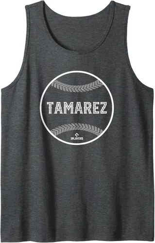 Vista 3 de Baseball Line Gameday Misael Tamarez Prospect Baseball Fan Tank Top