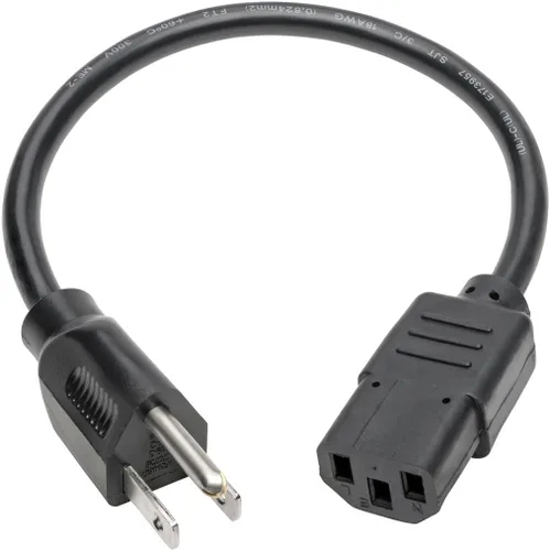 Vista 2 de Tripp, cable de alimentación estándar para computadora 10A, 18AWG .1 Negro