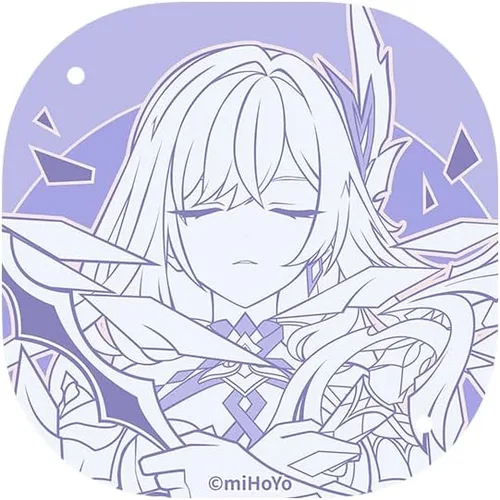 Vista 4 de Genshin Impact Skirk "Glacial Realm" - Juego de regalo con disipador de calor móvil