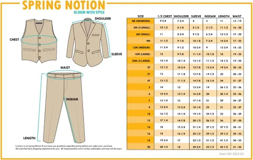 Vista 7 de Spring Notion - Conjunto de traje formal de ajuste clásico para niño
