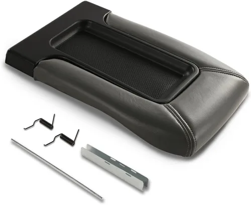 Vista 12 de PIT66 Kit de reposabrazos de consola central, compatible con Silverado Avalanche Suburban Tahoe Sierra Yukon Beige 99-07