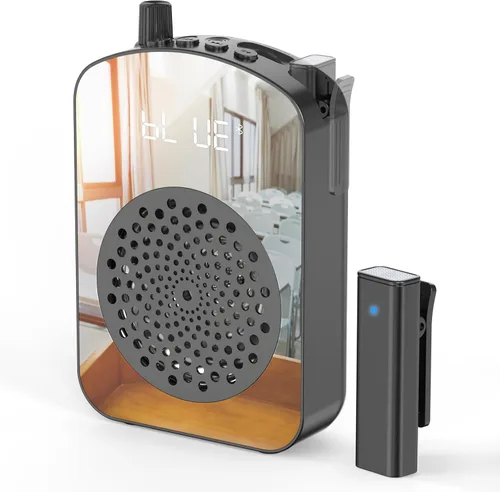 Vista 9 de PRUNUS A10 Amplificador de voz inalámbrico con micrófono Lavalier