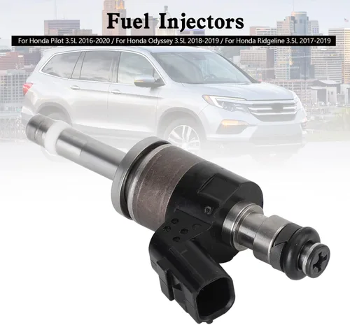 Vista 4 de Inyector de combustible Compatible con Honda 3.5L Pilot 2016-2020, Odyssey 2018-2019, Ridgeline 2017-2019, Inyector de combustible reemplaza