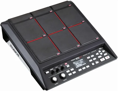 Vista 5 de Roland SPD-SX-SE Special Edition Percussion Sampling Pad with 16GB Internal Memory, Red