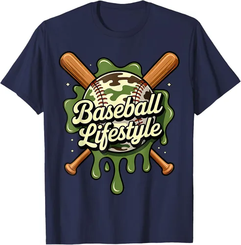 Vista 52 de Baseball Life Style 101 Apparel Youth Drip Baseball Boys Kid Camiseta