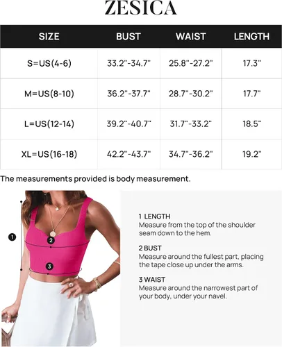 Vista 6 de ZESICA Camisetas sin mangas con cuello en V para mujer, de punto acanalado, sin espalda, ajustadas, básicas, bonitas