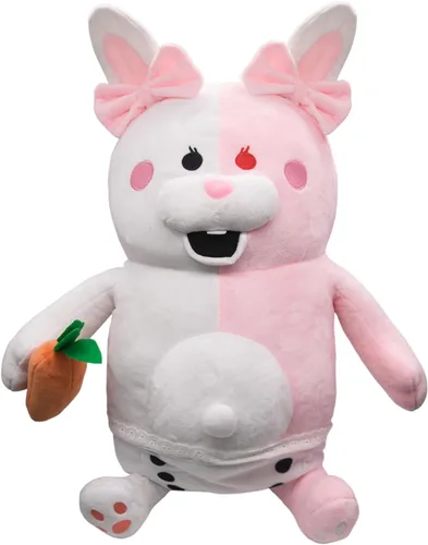 Vista 4 de 9.8 in / 9.84 pulgadas negro blanco oso de peluche de anime de peluche