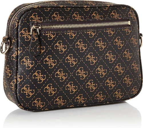 Vista 2 de GUESS Bolsa para cámara Meridian, marrón (Brown Logo)