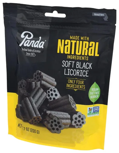 Vista 5 de Regaliz naturall suave Panda, 7 onzas