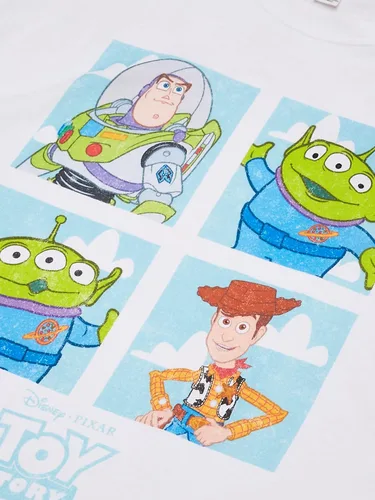 Vista 2 de Disney Toy Story Buzz Woody Alien Four Box Graphic T-Shirt para hombre