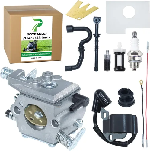 Vista 9 de Carburador MS180 para motosierra Stihl 017 018 MS170 MS 180 MS170C MS180C Reemplaza Compatible con Stihl 1130 120 0603 11301200603 1130-120-0603