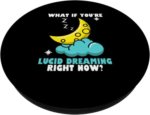 Vista 2 de ¿Qué pasa si estás soñando lúcido en este momento? Lucid Dream PopSockets Swappable PopGrip