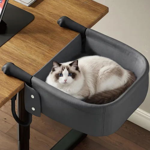 Vista 12 de Cama de escritorio para gatos extra resistente para gatos grandes Blanco
