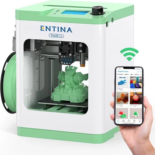 Vista 12 de Impresora 3D Entina Tina2 Plus, impresión rápida de 9.843 in/s, control de aplicación WiFi Azul profundo