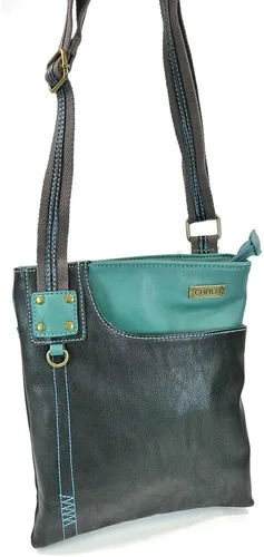 Vista 5 de Chala Bolsa de mensajero con doble cremallera y bolsa de regalo