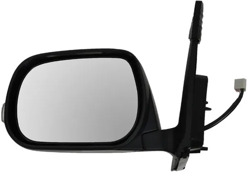 Vista 109 de TRQ Espejo plegable con calefacción eléctrica del lado del conductor con indicador de punto ciego pintura a juego negro liso compatible con Kia