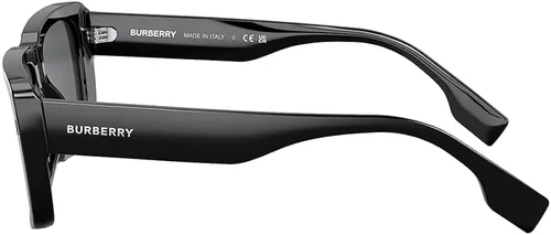 Vista 3 de BURBERRY BE4376U - 300187 - Gafas de sol color negro con gris oscuro, 2.165in, Negro