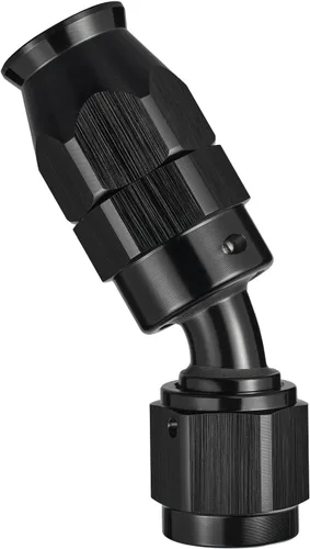 Vista 35 de EVIL ENERGY 3AN PTFE montaje extremo de manguera 30 grados negro para manguera de PTFE solamente