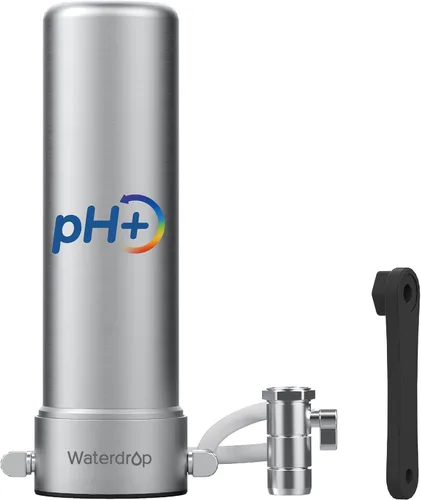 Vista 9 de Waterdrop Filtro de agua para grifo de fregadero, sistema de filtro de agua de encimera de 4000 galones y recordatorio de vida del filtro, reduce