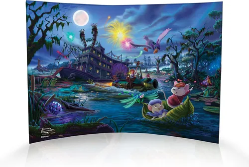 Vista 24 de Disney Brave - Thomas Kinkade Studios - Impresión fotográfica acrílica curvada de 10 x 7 pulgadas - Decoración independiente - Coleccionable