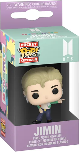 Vista 2 de Funko Pop! Llavero: BTS - Dinamita - Jimin
