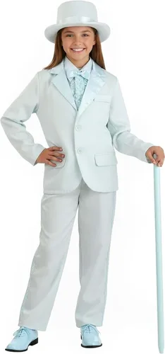 Vista 8 de Fun Costumes Disfraz de esmoquin azul para niño