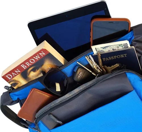 Vista 3 de Bolso bandolera deportivo, bolso de hombro resistente al agua, bolsa de viaje
