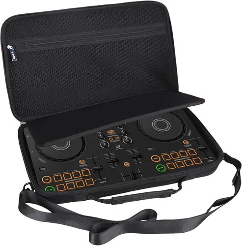 Vista 2 de Funda para Pioneer DJ AlphaTheta DDJ-FLX2 / DDJ-200 / DDJ-WeGO4 Controlador de DJ compacto de 2 canales - Bolsa de almacenamiento de transporte