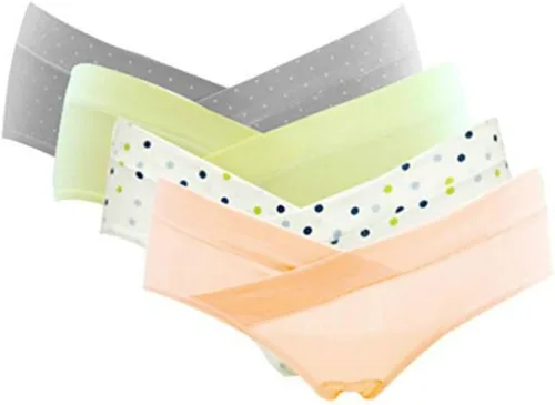 Vista 2 de Giftpocket- Calzones de maternidad para mujer, ropa interior saludable, paquete múltiple
