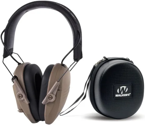 Vista 17 de Walker's Razor Slim - Protector auditivo electrónico para tiro (amplificación y supresión de sonido) con estuche protector