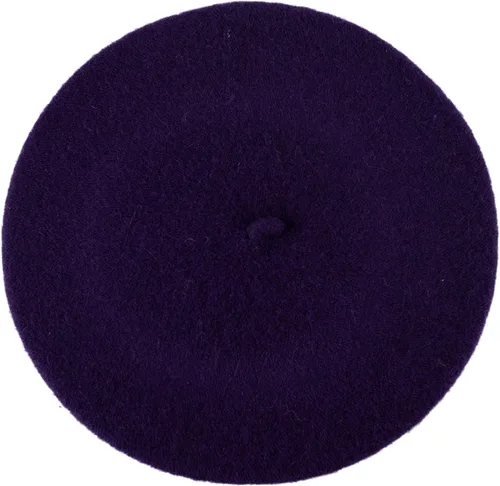 Vista 73 de Hat To Socks Boina francesa de mezcla de lana para hombre y mujer en colores lisos