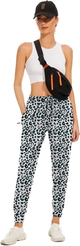 Vista 5 de BATHRINS Women's Lightweight Sweatpants Comfy Workout Joggers Lounge Pants with Zipper Pockets