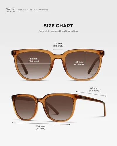 Vista 6 de WearMe Pro WMP Eyewear - Gafas de sol polarizadas clásicas retro planas cuadradas unisex