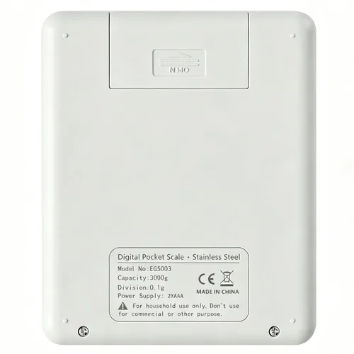 Vista 3 de Báscula de bolsillo táctil digital de 105.82 oz, resolución de 0.01 oz, 2 pilas AAA incluidas