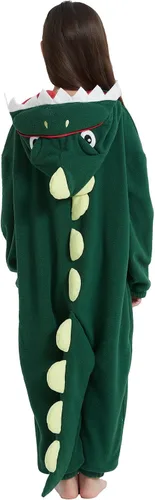 Vista 2 de Pijama de animal para niños, disfraz de Halloween, cosplay de una pieza para niñas y niños, pijama unisex para niños