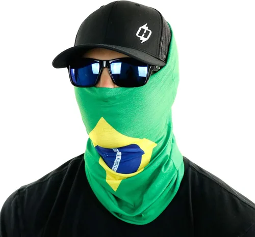 Vista 2 de Hoo-Rag - Mascarilla multifuncional y cubierta para el cuello de microfibra de poliéster 100% que absorbe la humedad - UPF 30 - Talla única