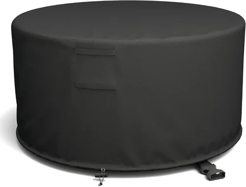 Vista 19 de Cubierta de mesa para hoguera Outland Living 401/403 para exteriores, mesa de fuego de gas propano para exteriores, 44 pulgadas, resistente al agua