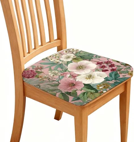 Vista 16 de Fundas de asiento para silla, impermeables, elásticas, estampadas, con lazos elásticos, extraíble, lavable, protector para sillas tapizadas de Negro