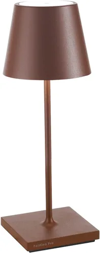 Vista 14 de Zafferano, Lámpara Poldina Pro Mini, Lámpara de mesa inalámbrica recargable con controles táctiles, Adecuada para interior y exterior, Regulable
