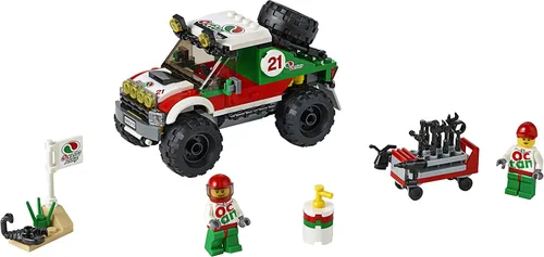 Vista 4 de Todo terreno LEGO City 4 x 4 60115
